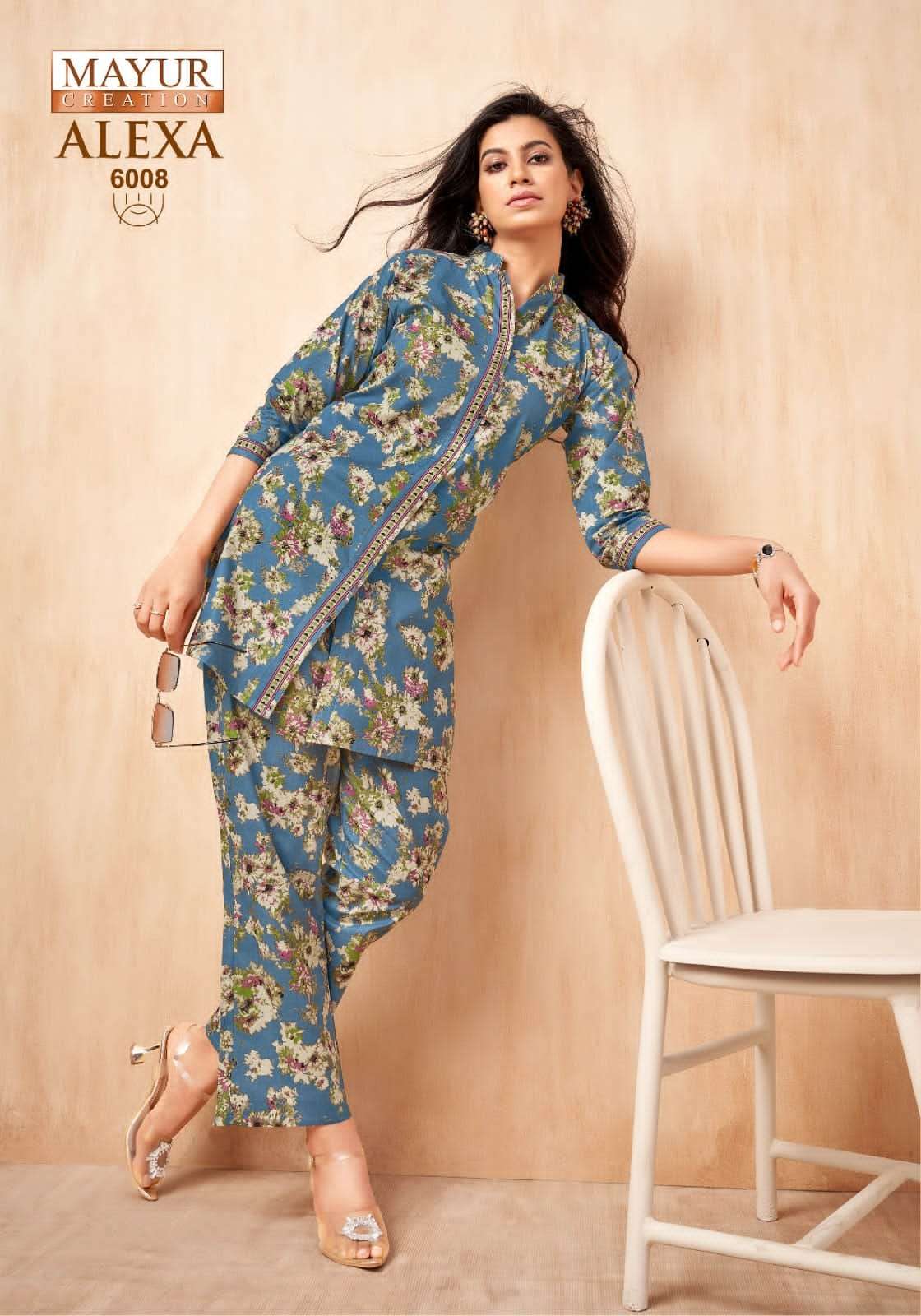 MAYUR CREATION ALEXA VOL 6 CORD SET SUPPLIER BEST RATE 