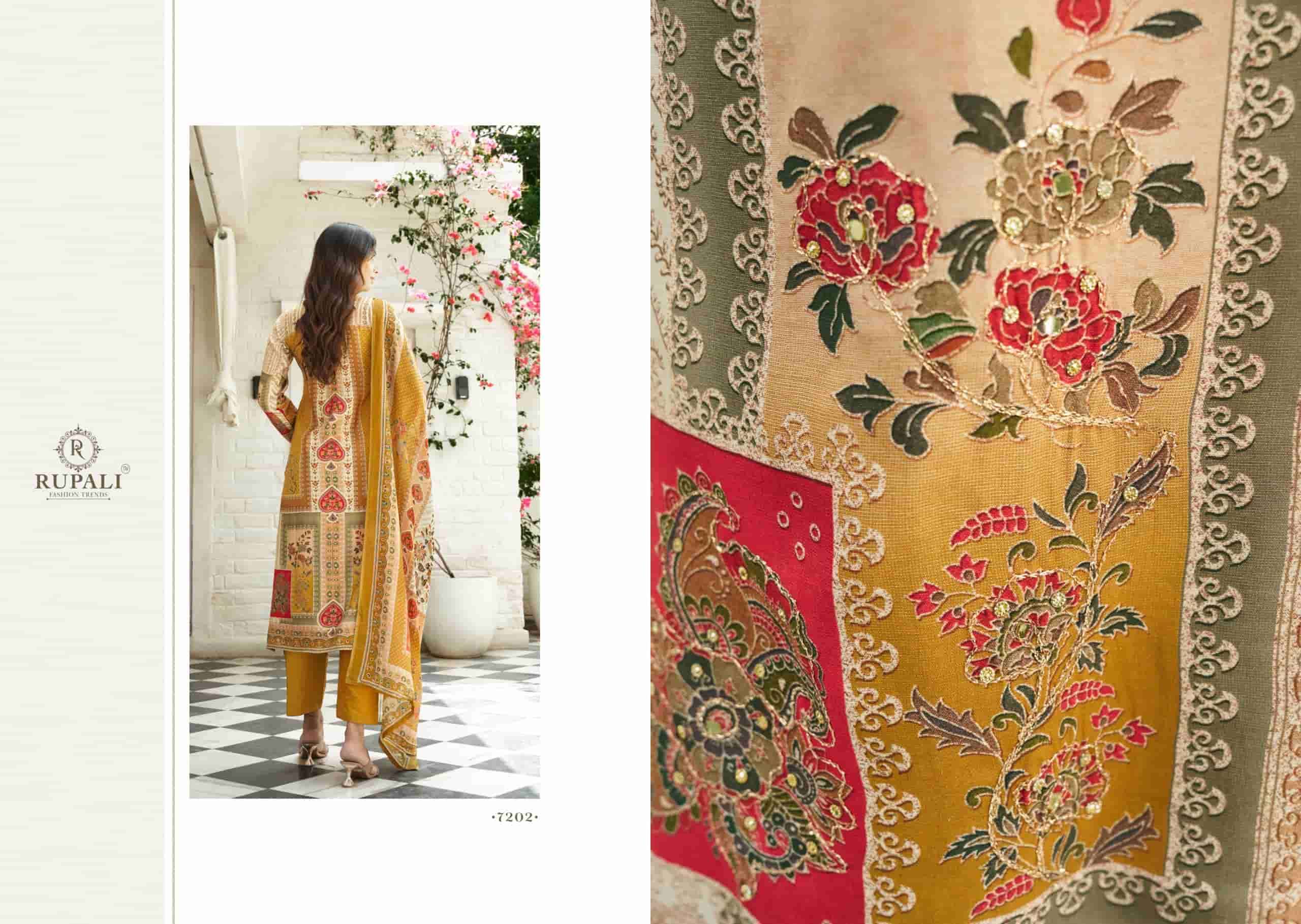 RUPALI FASHION ANVIKA VISCOSE MUSLIN LADIES SUIT CATALOGUE BEST RATE 