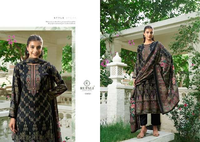 RUPALI FASHION FLOROUS PURE VISCOSE MUSLIN CATALOG WHOLESALER 