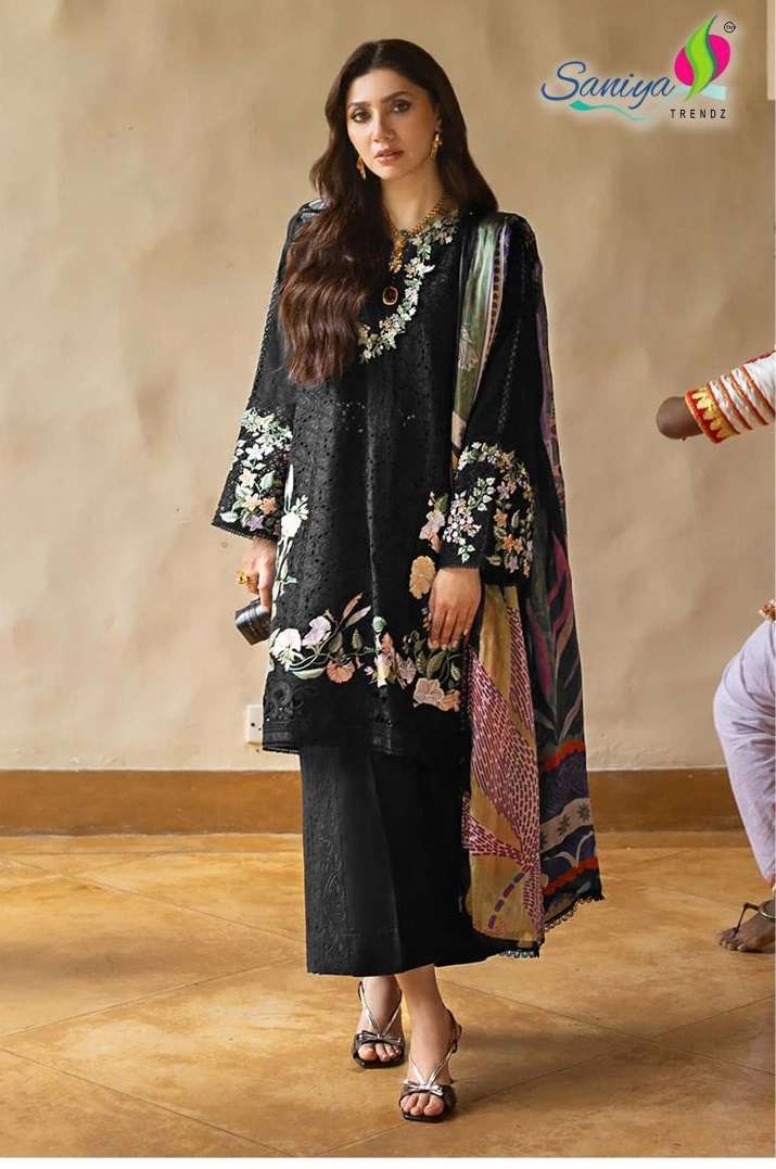 SANIYA TRENDZ D NO 7144 COLOR EDITION SALWER SUIT WHOLESALER 