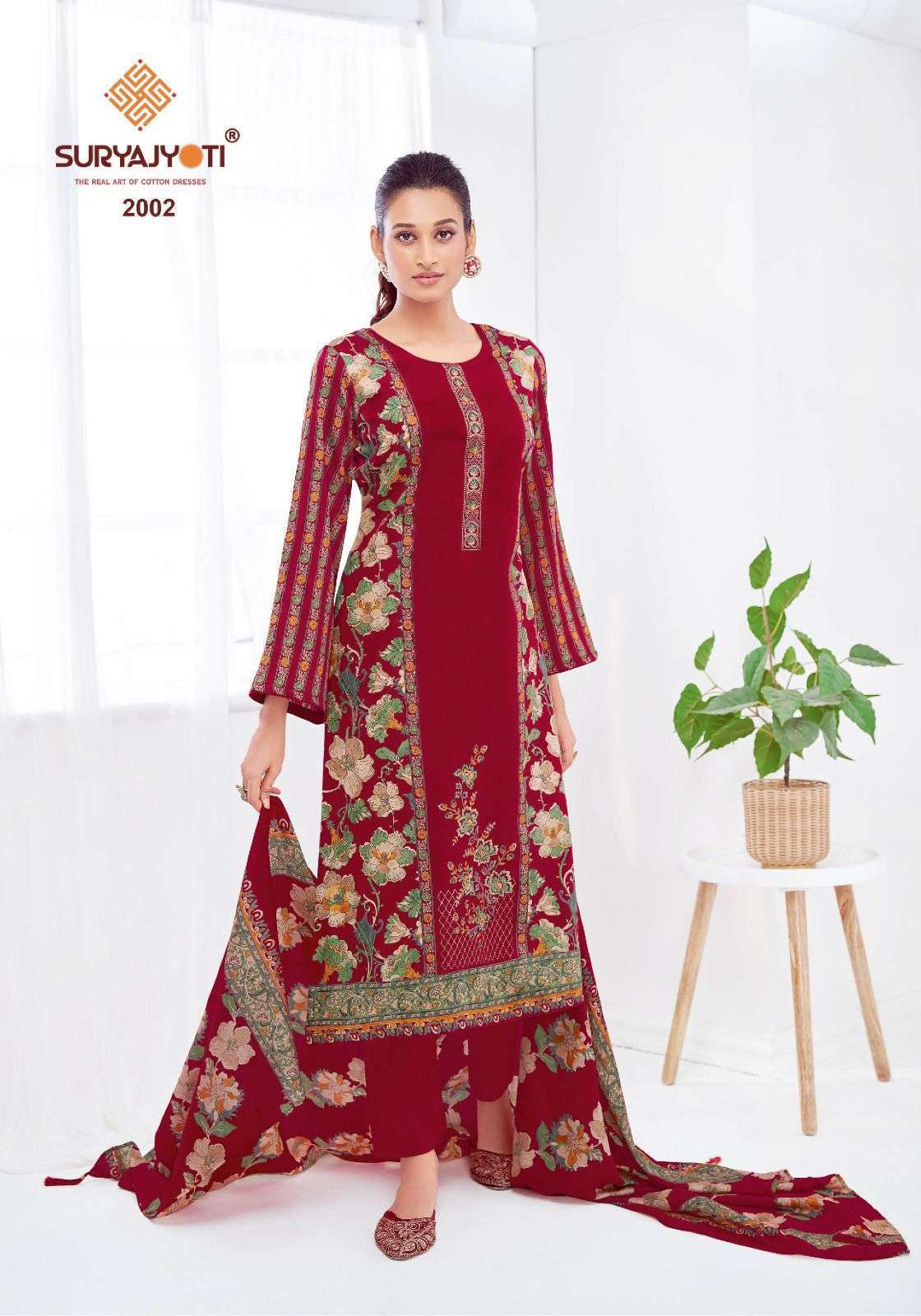 SURYAJYOTI KAAMINI VOL 2 JAM SATIN SUIT CATALOGUE BEST RATE 