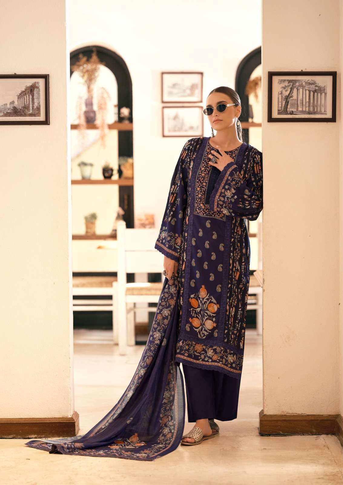 THE HERMITAGE SHOP BAGH EDITION 3 LAWN SUIT WHOLESALER 