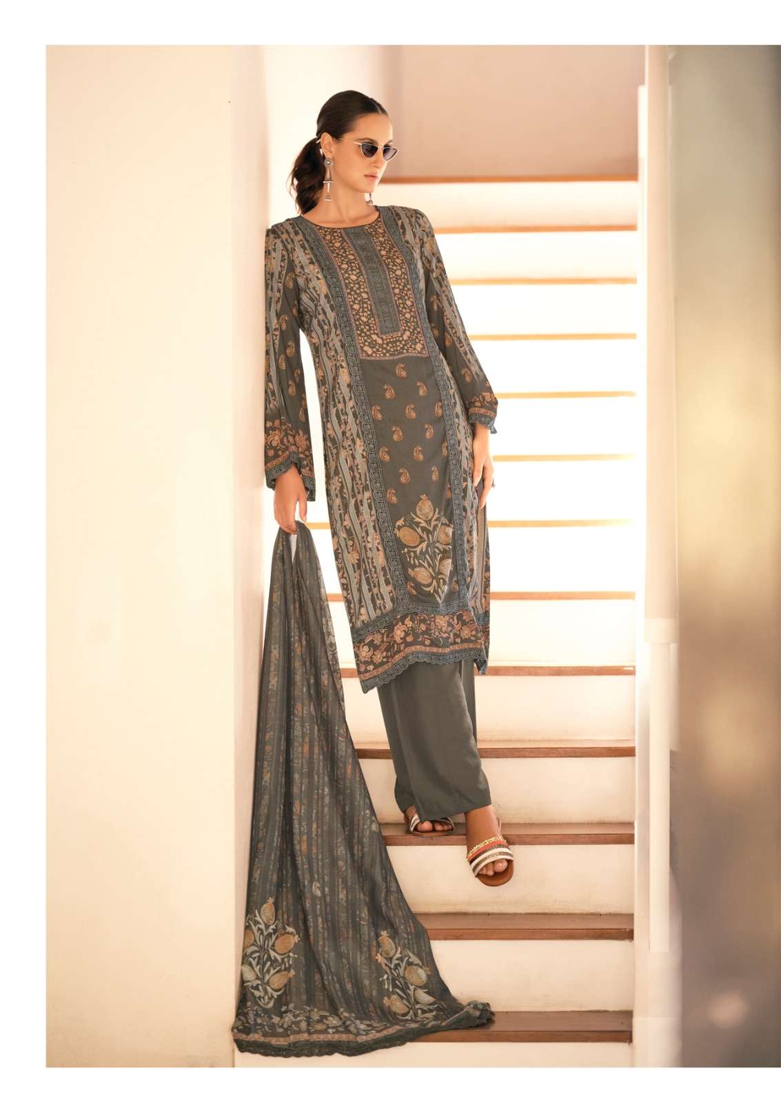 THE HERMITAGE SHOP BAGH EDITION 3 LAWN SUIT WHOLESALER 