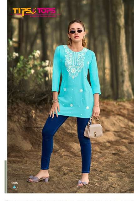 TIPS AND TOPS COLORS VOL 6 RAYON SHORT KURTI WHOLESALER 2025