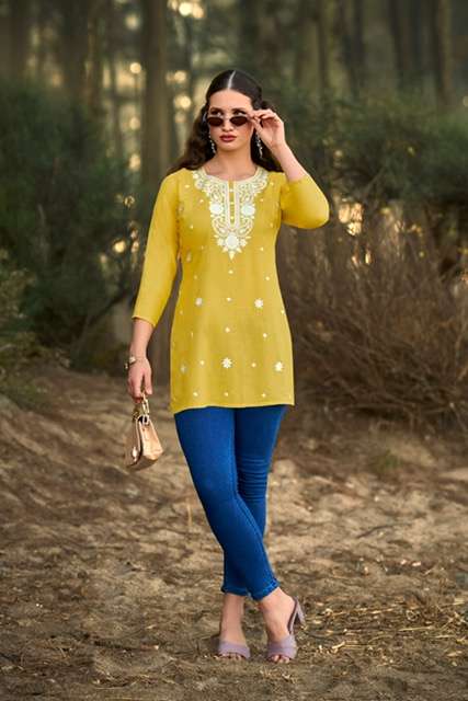 TIPS AND TOPS COLORS VOL 6 RAYON SHORT KURTI WHOLESALER 2025