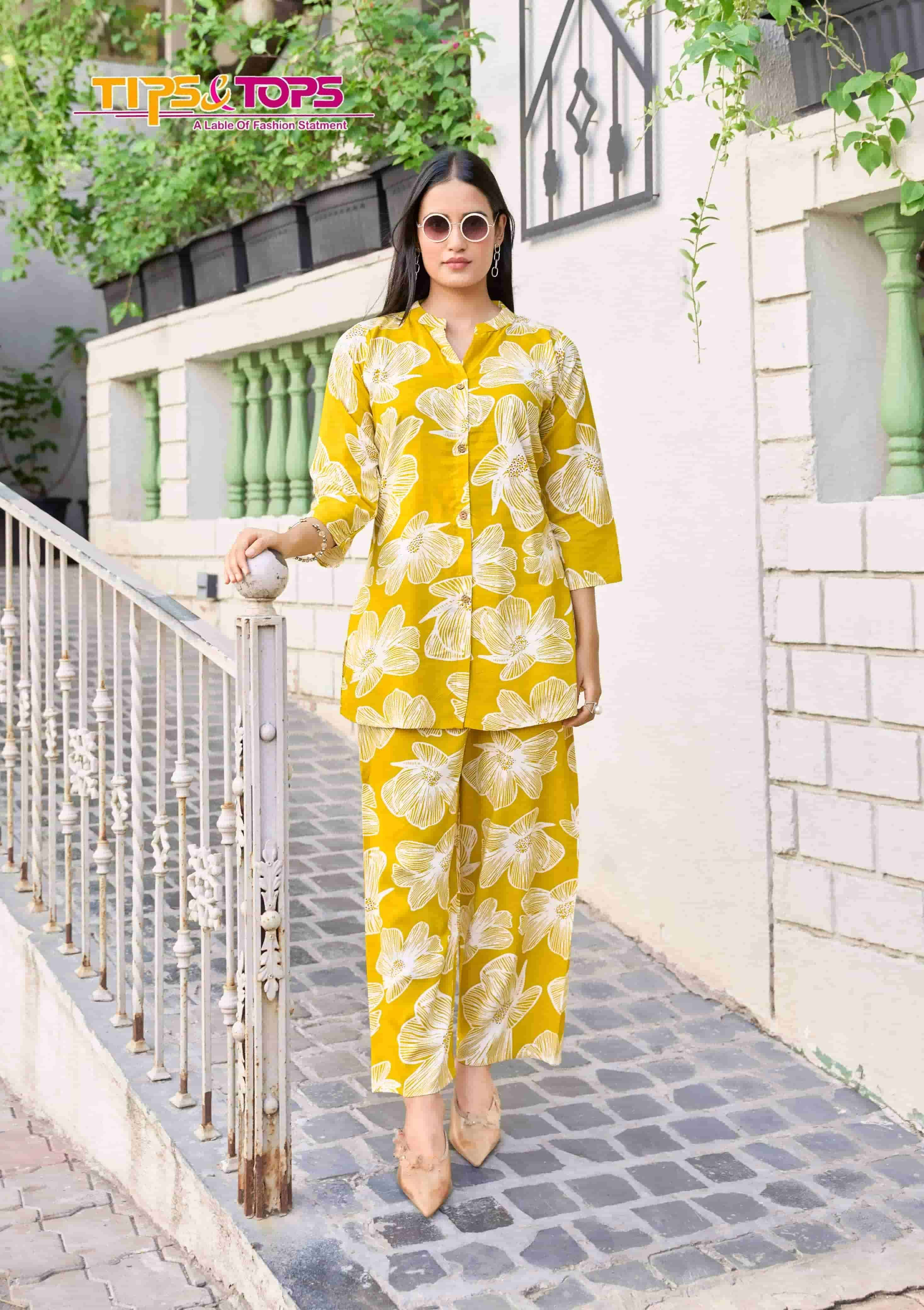 TIPS AND TOPS FASHION BEATS VOL 12 PRINTED RAYON CORD SET CATALOG DEALER