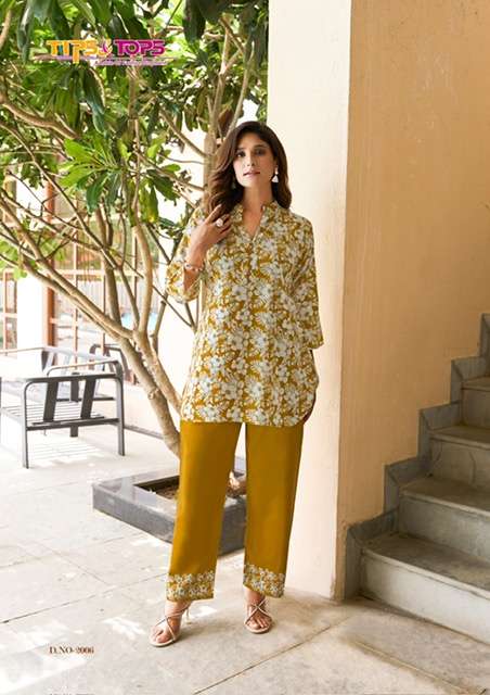 TIPS AND TOPS SUMMER BEAUTY VOL 2  RAYON CORD SET EXPORTER 2025