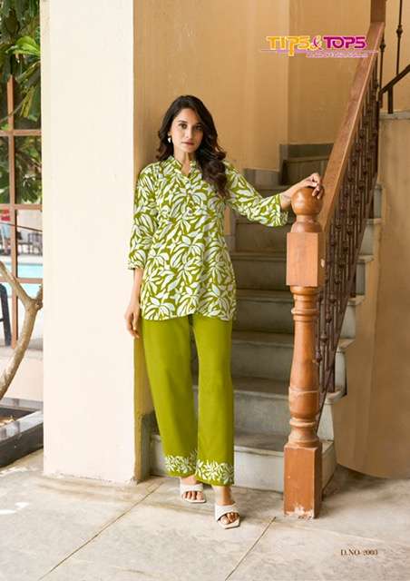 TIPS AND TOPS SUMMER BEAUTY VOL 2  RAYON CORD SET EXPORTER 2025