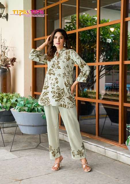 TIPS AND TOPS SUMMER BEAUTY VOL 2  RAYON CORD SET EXPORTER 2025