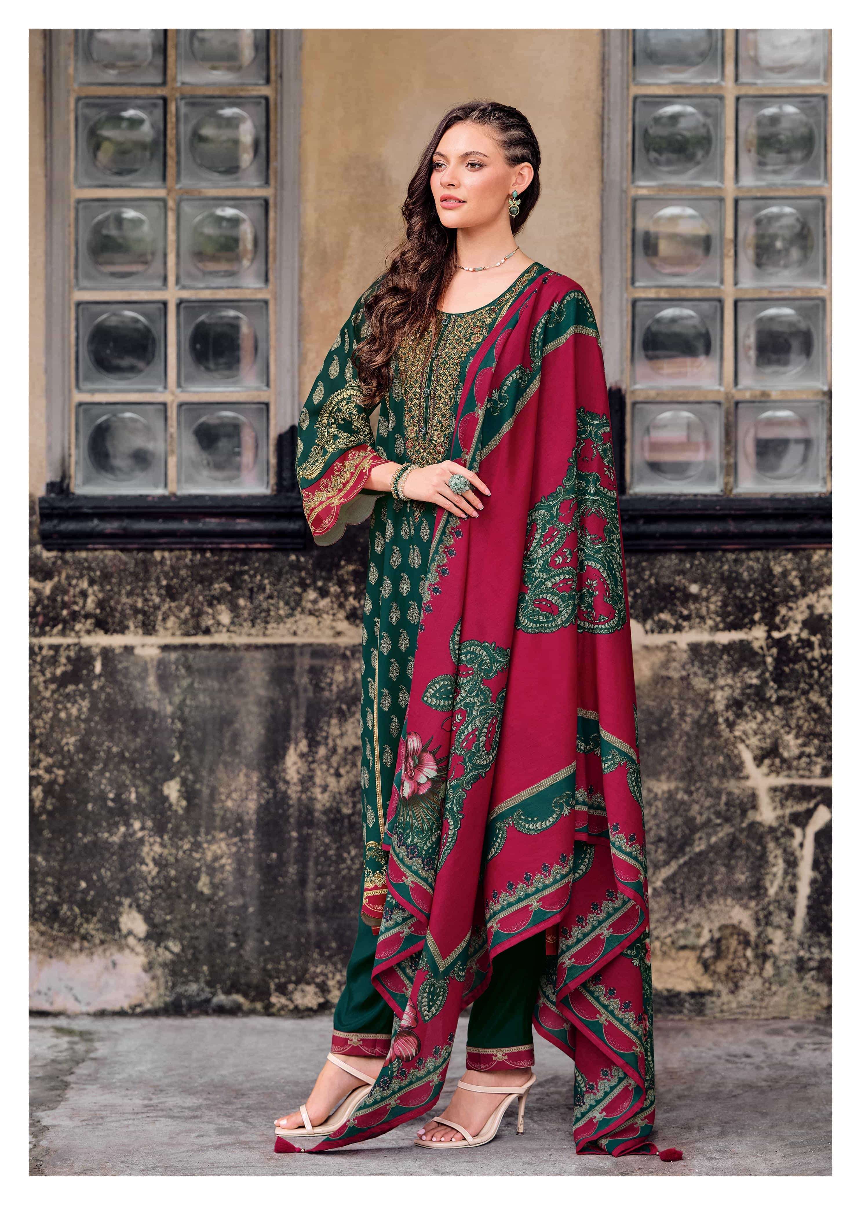 VARSHA IRAAYA MODEL COTTON SUIT CATALOGUE BEST RATE 