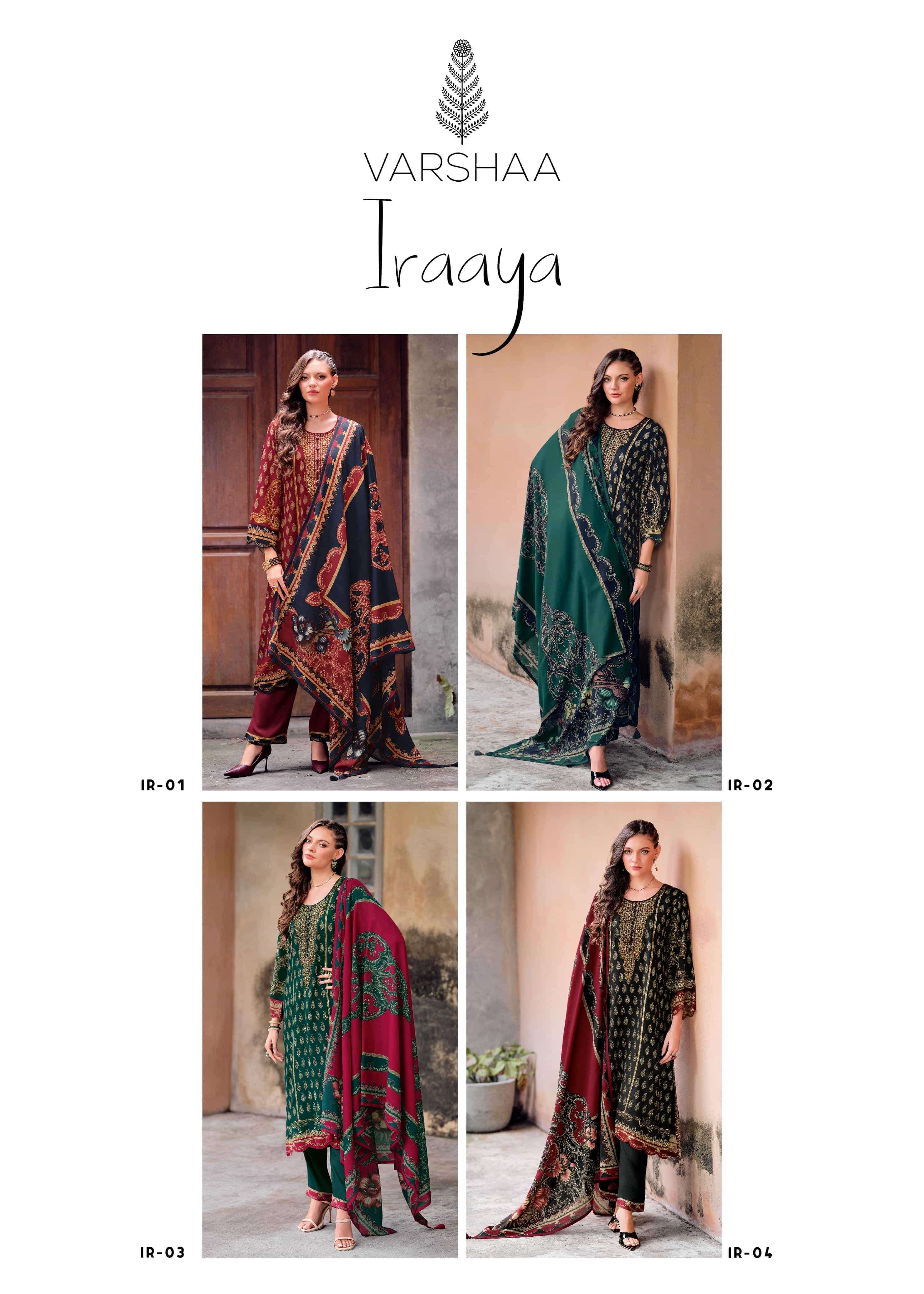 VARSHA IRAAYA MODEL COTTON SUIT CATALOGUE BEST RATE 