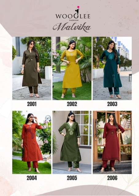 WOOGLEE MALVIKA PURE COTTON KURTI CATALOGUE WHOLESALE PRICE 