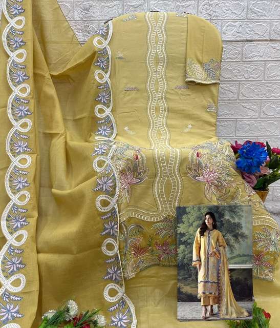 DEEPSY SUIT ELAN LAWN 25 3 PAKISTANI SUIT CATALOGUE WHOLESALER 