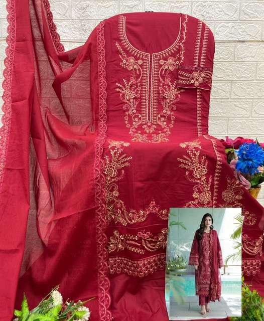 DEEPSY SUIT ELAN LAWN 25 3 PAKISTANI SUIT CATALOGUE WHOLESALER 