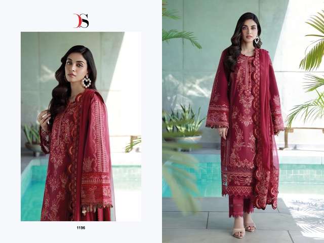 DEEPSY SUIT ELAN LAWN 25 3 PAKISTANI SUIT CATALOGUE WHOLESALER 