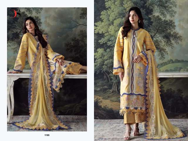 DEEPSY SUIT ELAN LAWN 25 3 PAKISTANI SUIT CATALOGUE WHOLESALER 