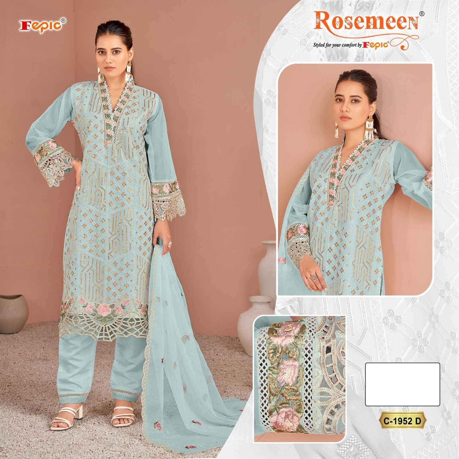 FEPIC C 1952 COLORS PAKISTANI SUIT SALWER SUIT COLLECTION BEST RATE 