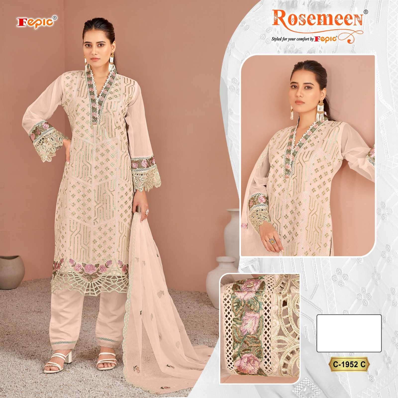 FEPIC C 1952 COLORS PAKISTANI SUIT SALWER SUIT COLLECTION BEST RATE 