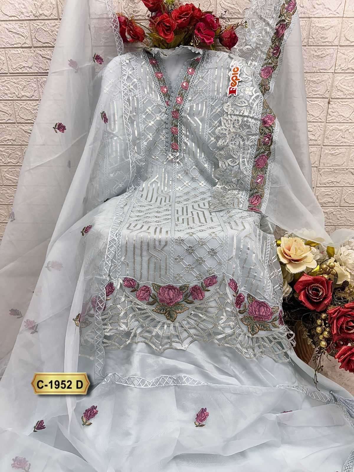 FEPIC C 1952 COLORS PAKISTANI SUIT SALWER SUIT COLLECTION BEST RATE 