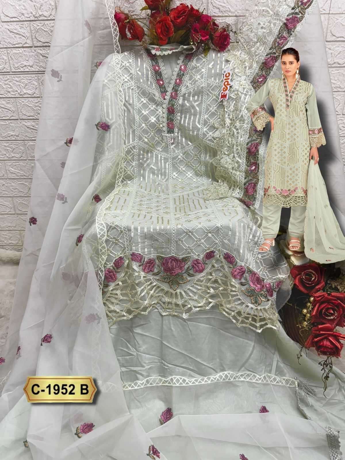 FEPIC C 1952 COLORS PAKISTANI SUIT SALWER SUIT COLLECTION BEST RATE 