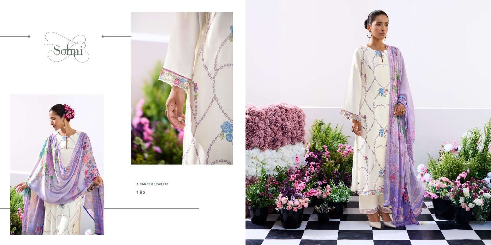 KIMORA SOHNI HEART FANCY MUSLIN LADIES SUIT CATALOGUE 2025