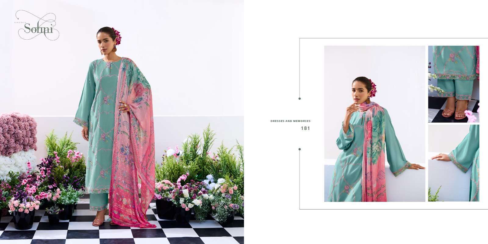 KIMORA SOHNI HEART FANCY MUSLIN LADIES SUIT CATALOGUE 2025