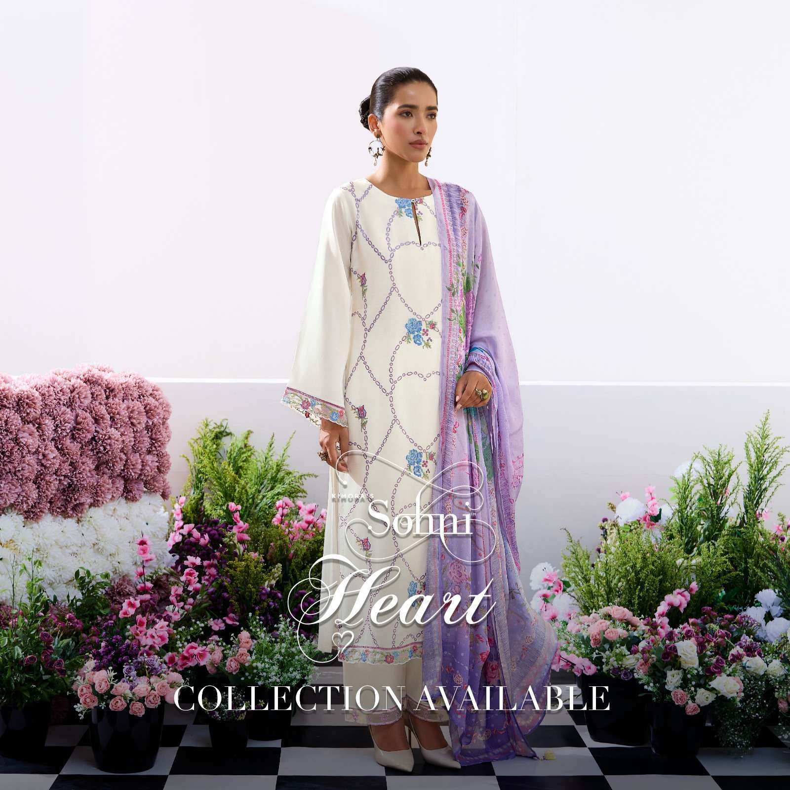 KIMORA SOHNI HEART FANCY MUSLIN LADIES SUIT CATALOGUE 2025