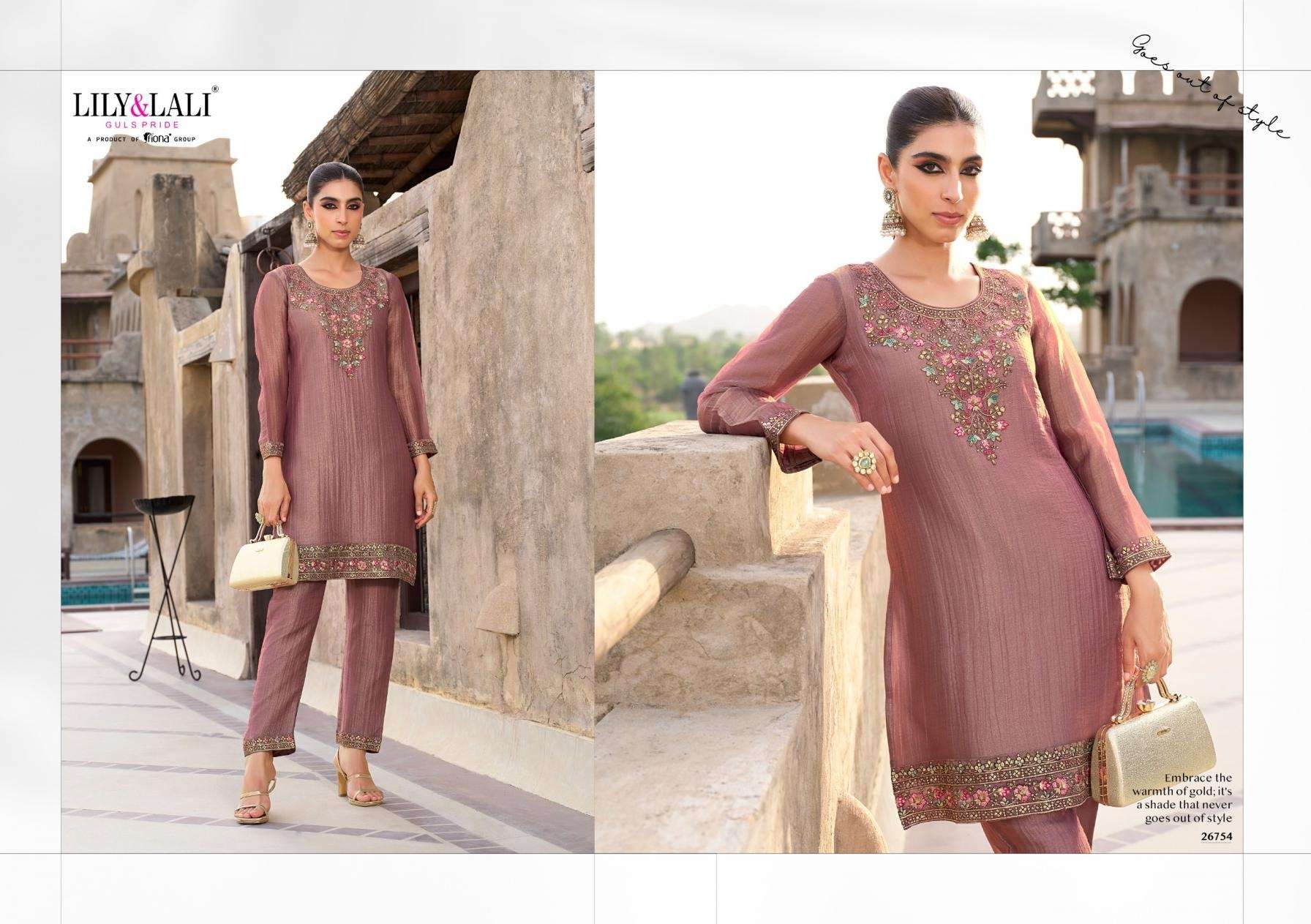 LILY AND LALI MULAQAT 26751 TO 26754 SIMMER SILK CORD SET WHOLESALER 2025