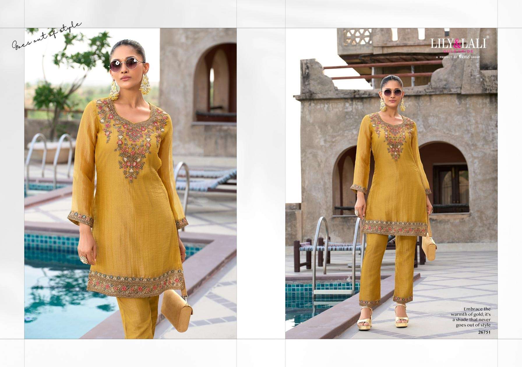 LILY AND LALI MULAQAT 26751 TO 26754 SIMMER SILK CORD SET WHOLESALER 2025