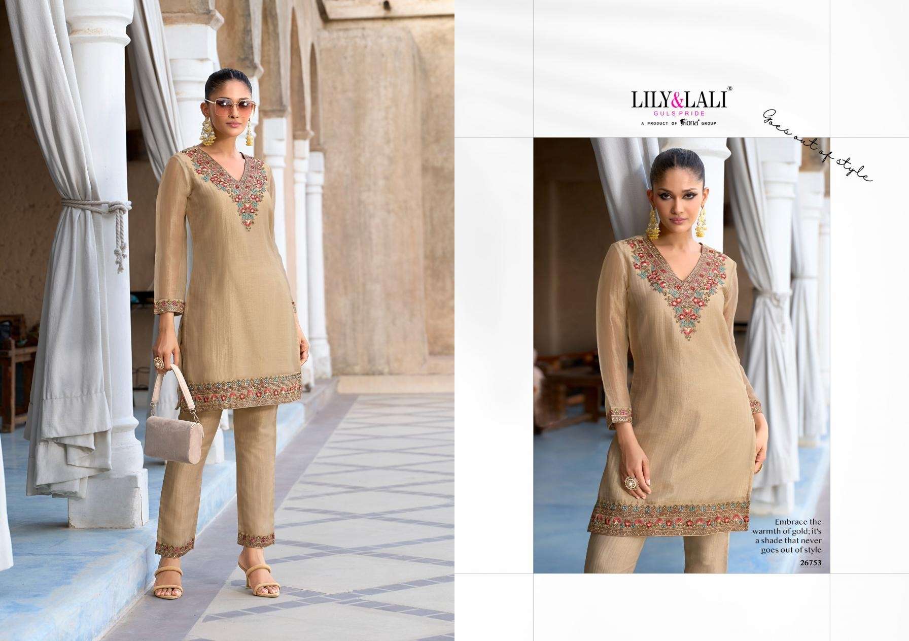 LILY AND LALI MULAQAT 26751 TO 26754 SIMMER SILK CORD SET WHOLESALER 2025