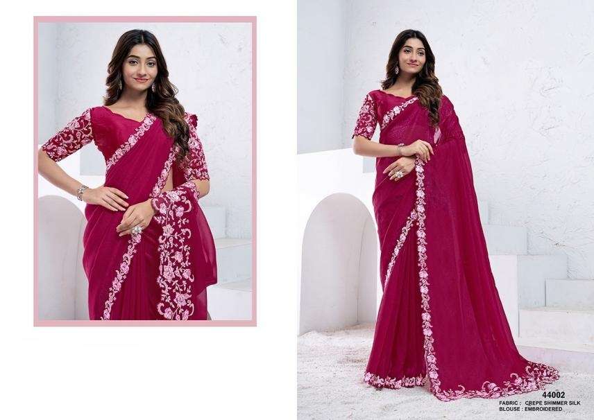 MAHOTSAV NORITA SWARAA 44001 TO 44017 SILK SAREE EXPORTER NOR