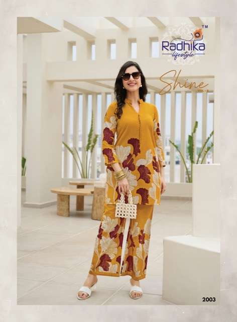 RADHIKA LIFESTYLE SHINE VOL 2 PURE COTTON CORD SET WHOLESALER 