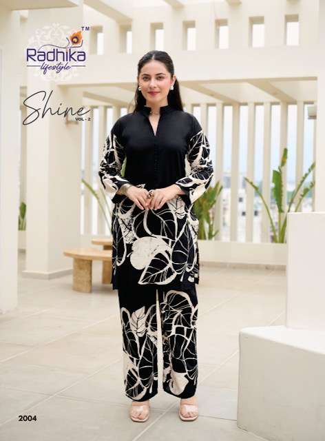 RADHIKA LIFESTYLE SHINE VOL 2 PURE COTTON CORD SET WHOLESALER 