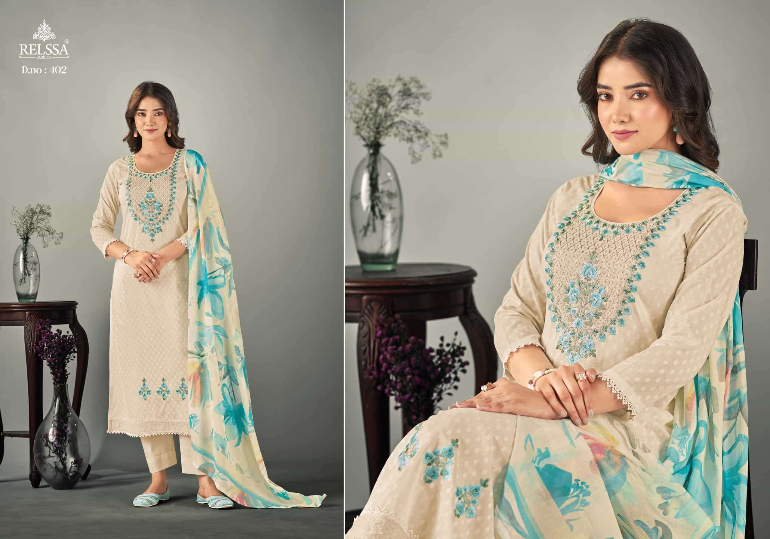 RELSSA SHALIN VOL 4 COTTON DRESS CATALOGUE WHOLESALER 