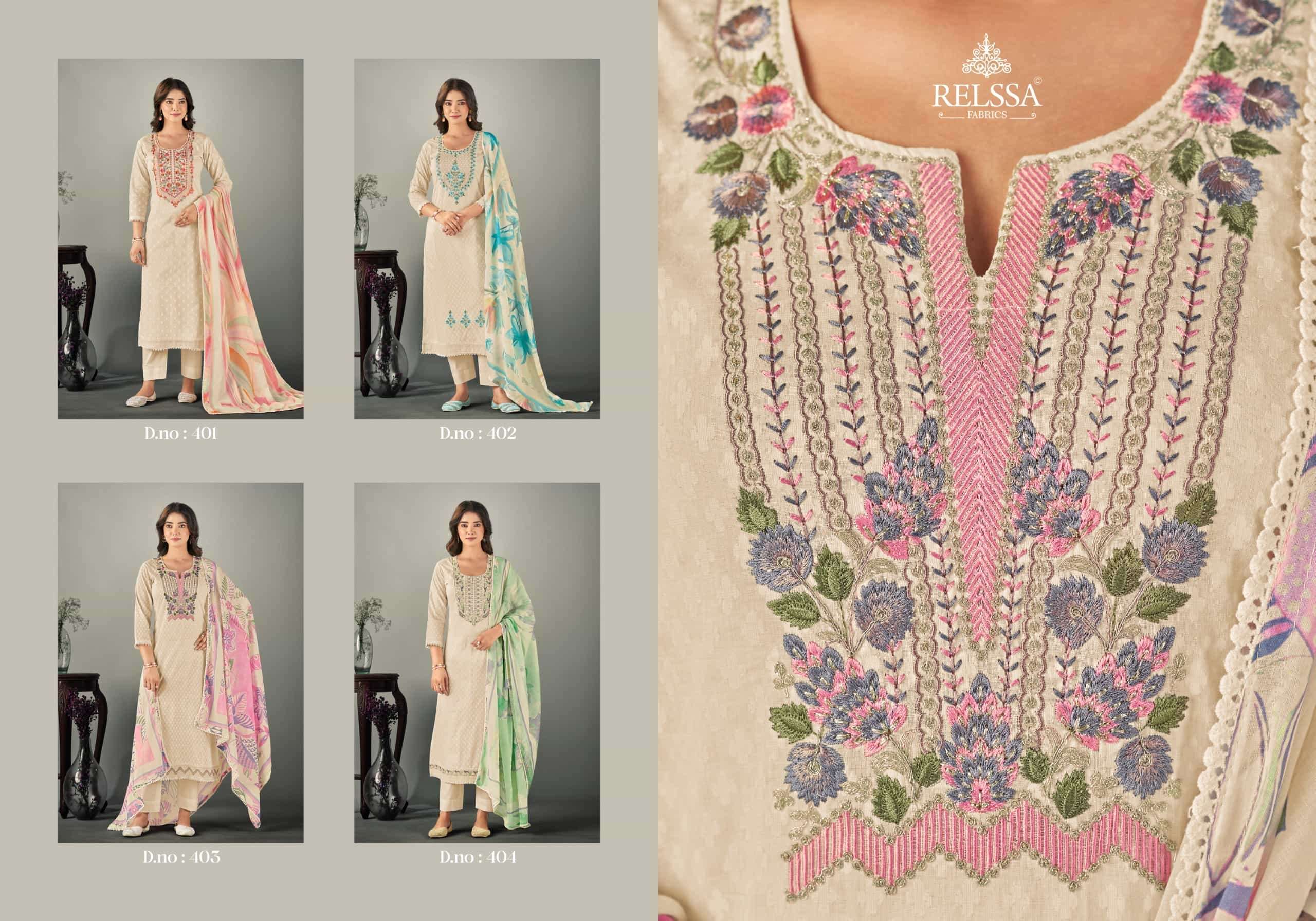 RELSSA SHALIN VOL 4 COTTON DRESS CATALOGUE WHOLESALER 