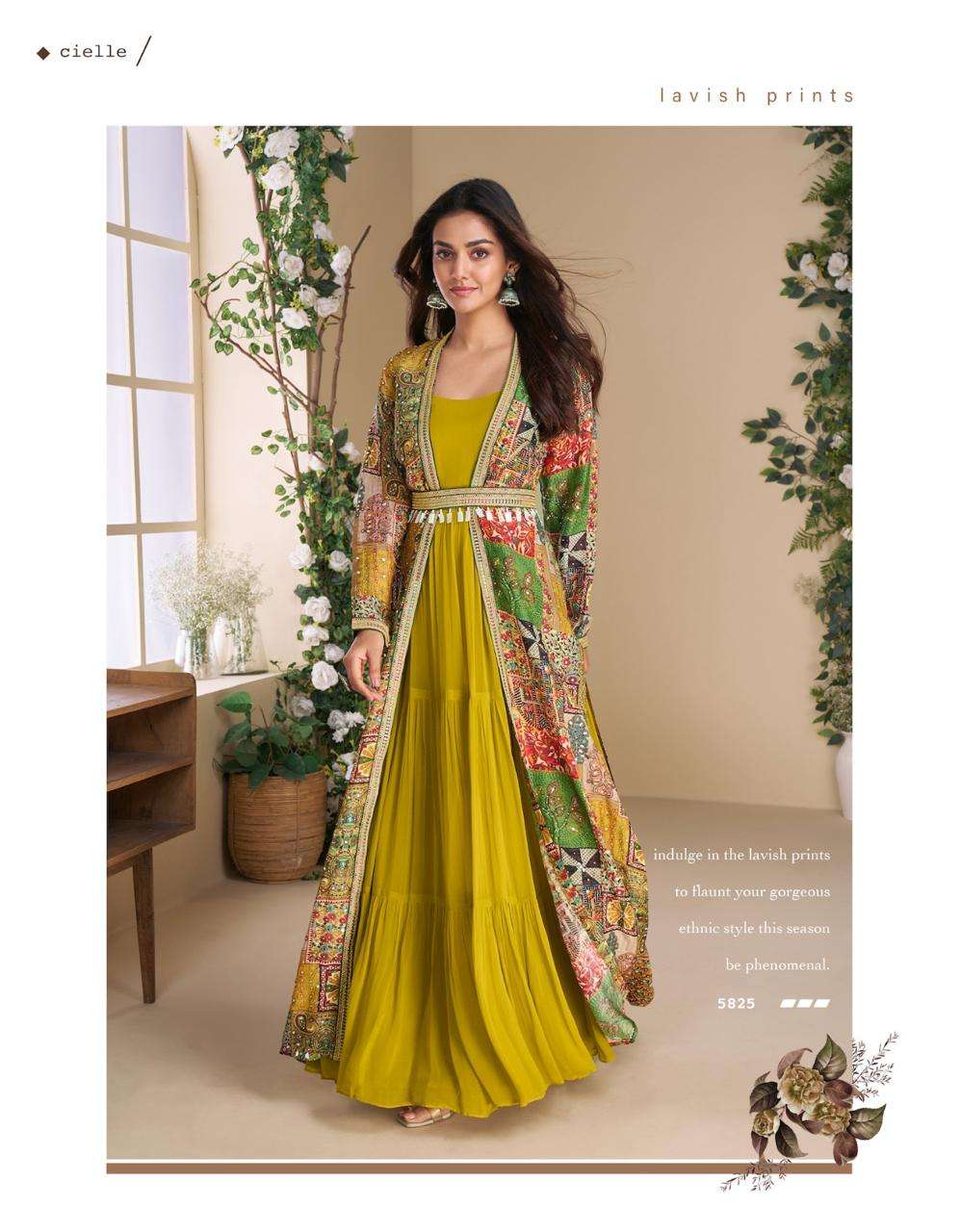 SAYURI DESIGNER JANVI FANCY GEORGETTE SUIT CATALOG WHOLESALER 