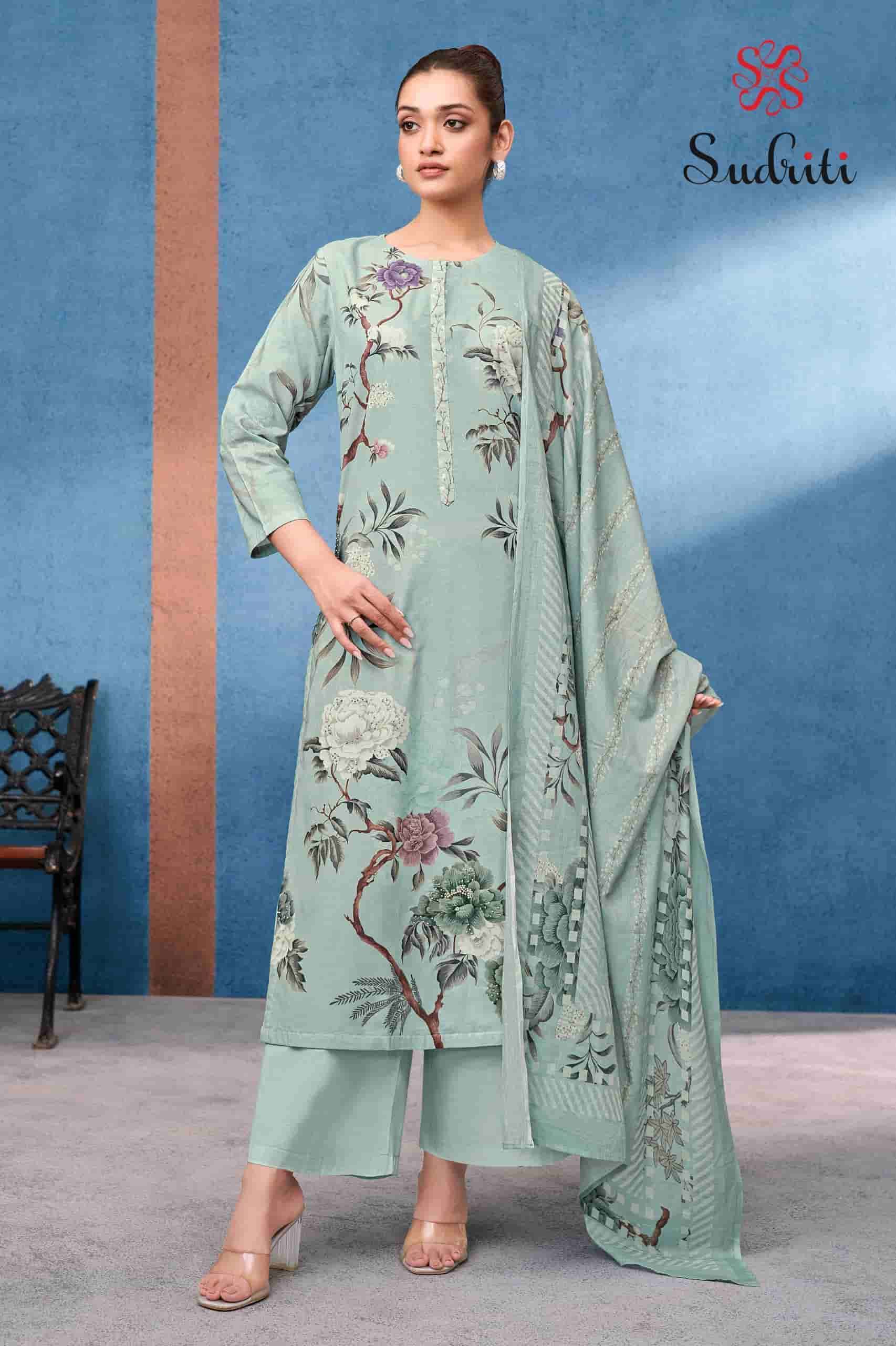SUDRITI MISBAH PRINTED PURE COTTON SUIT CATALOGUE WHOLESALER 