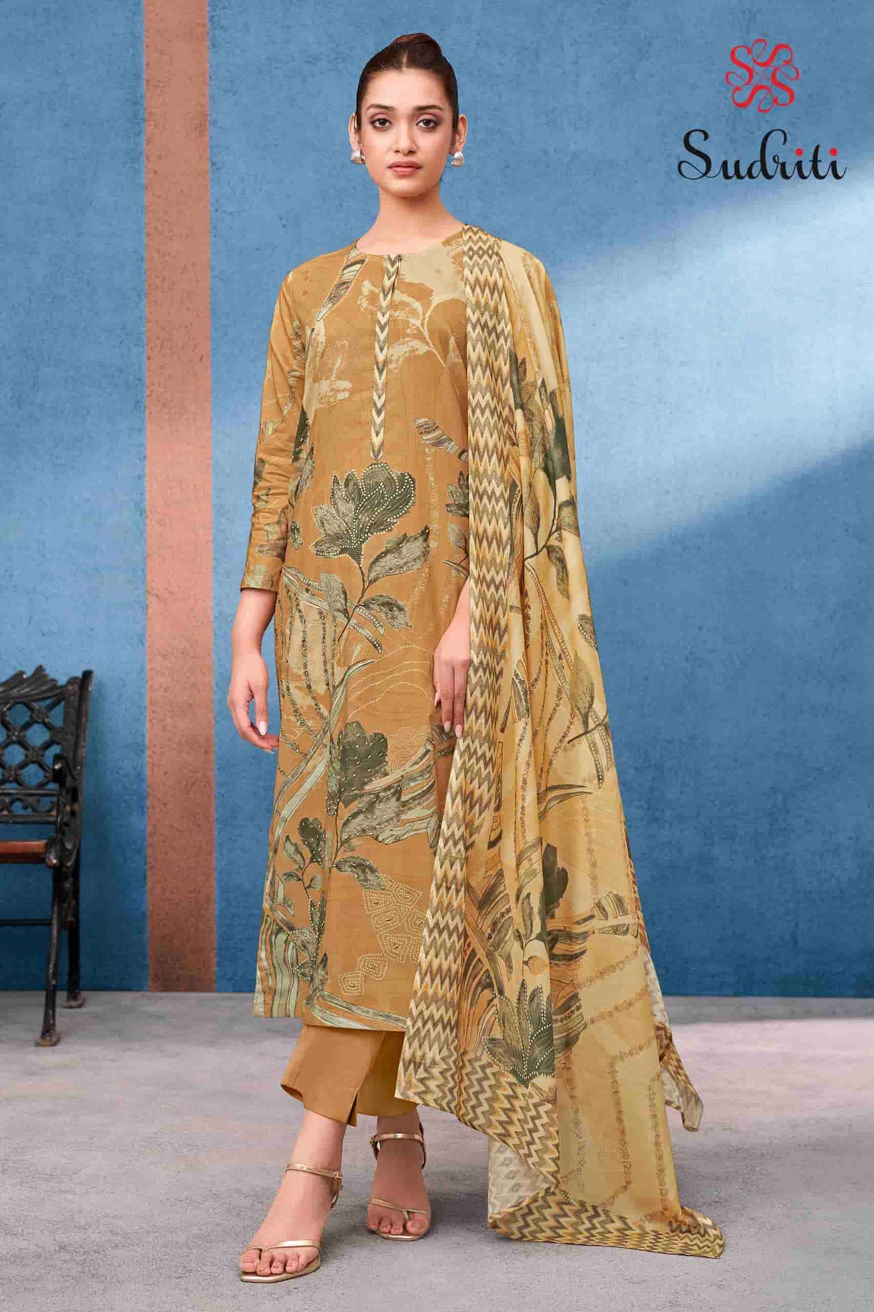 SUDRITI MISBAH PRINTED PURE COTTON SUIT CATALOGUE WHOLESALER 