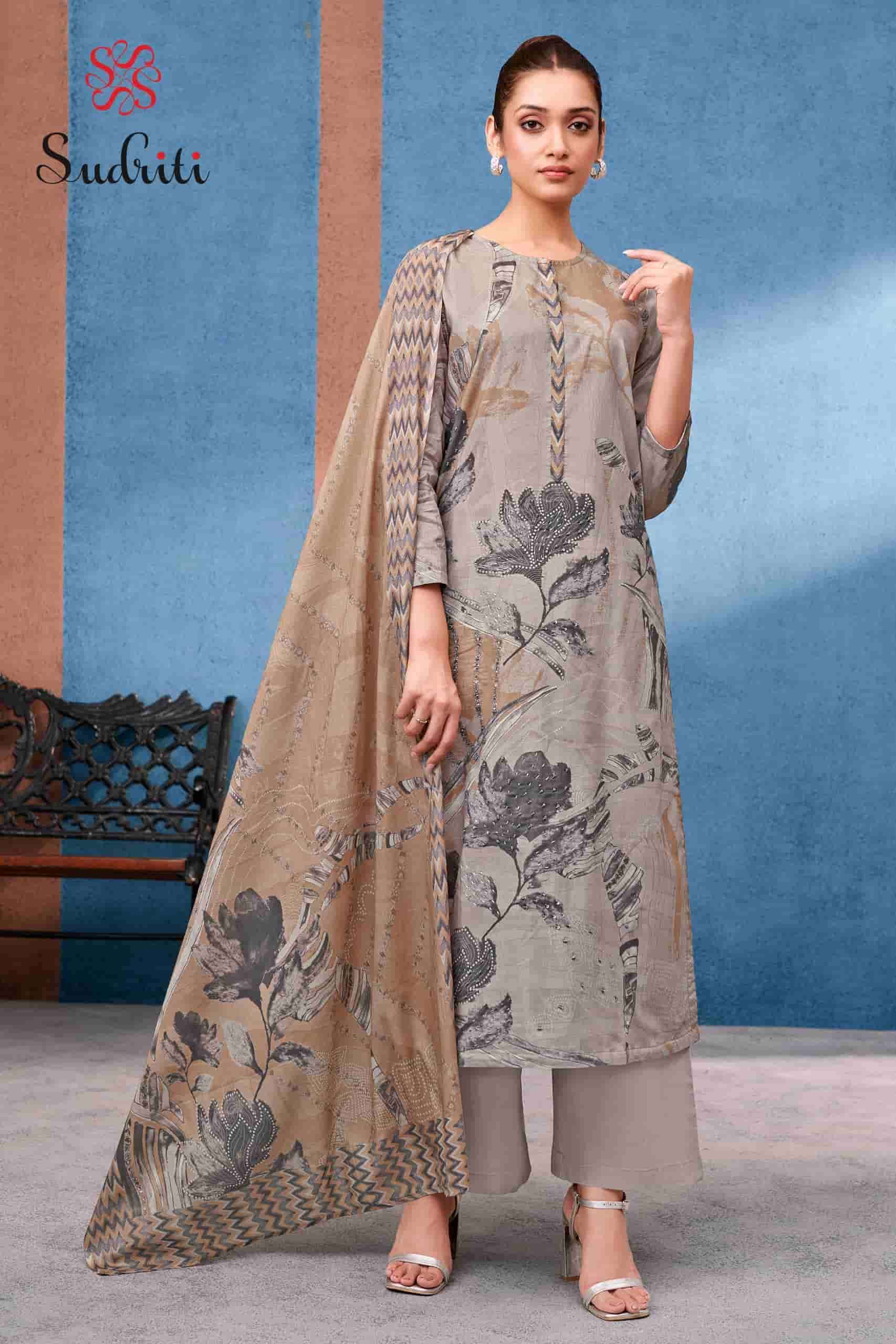 SUDRITI MISBAH PRINTED PURE COTTON SUIT CATALOGUE WHOLESALER 