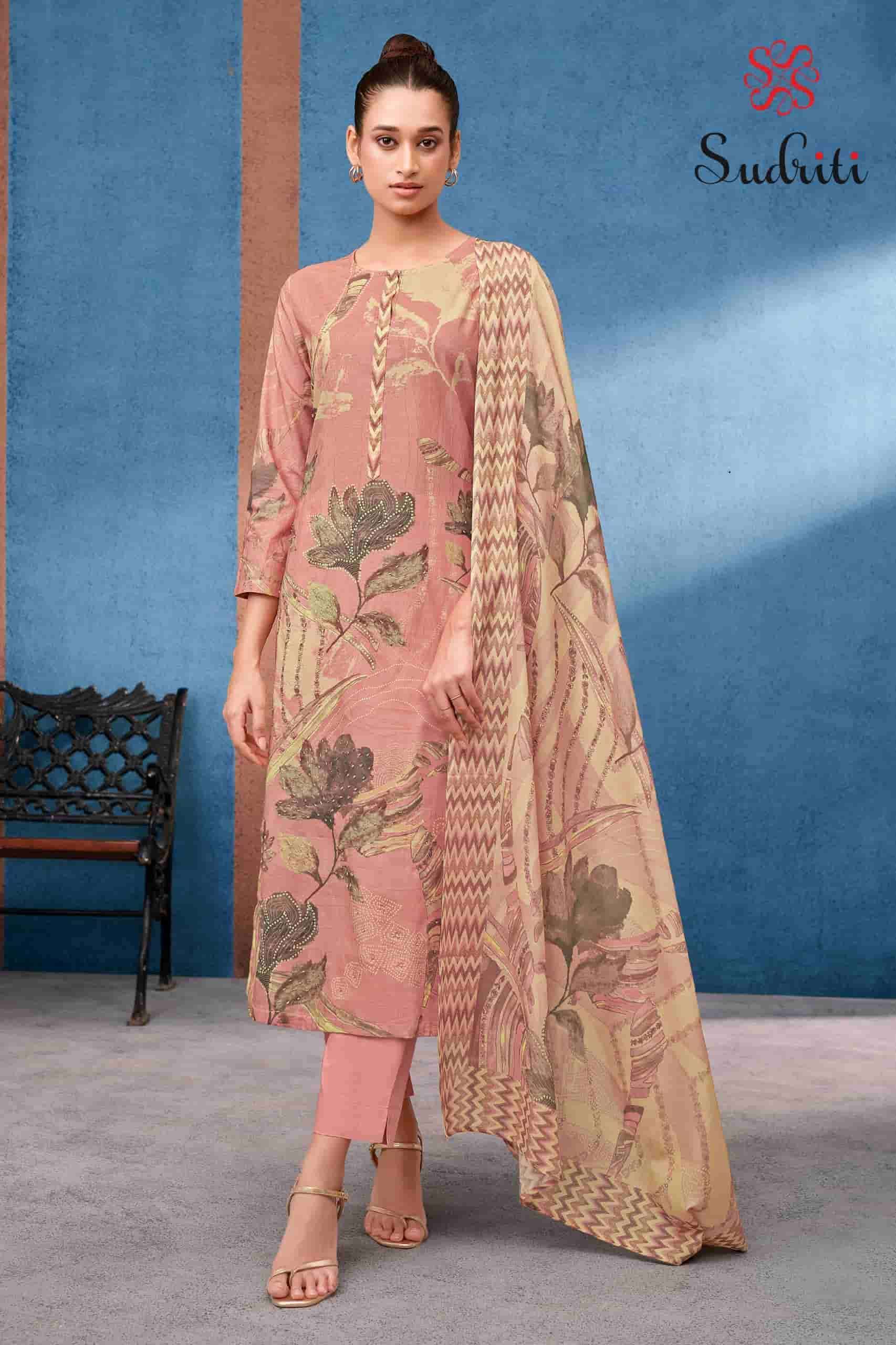 SUDRITI MISBAH PRINTED PURE COTTON SUIT CATALOGUE WHOLESALER 