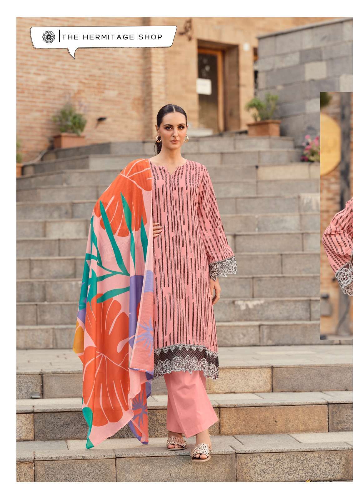 THE HERMITAGE SHOP MAHAM VOL 2 PURE JAM SATIN LADIES SUIT COLLECTION BEST RATE