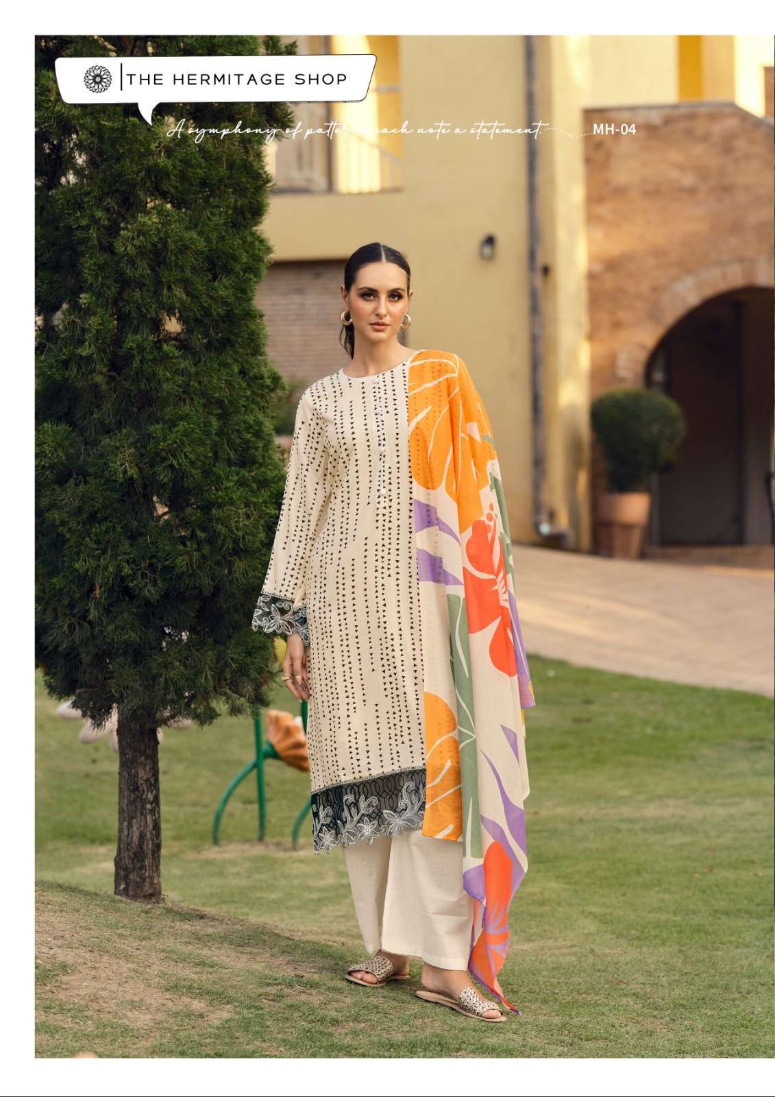 THE HERMITAGE SHOP MAHAM VOL 2 PURE JAM SATIN LADIES SUIT COLLECTION BEST RATE