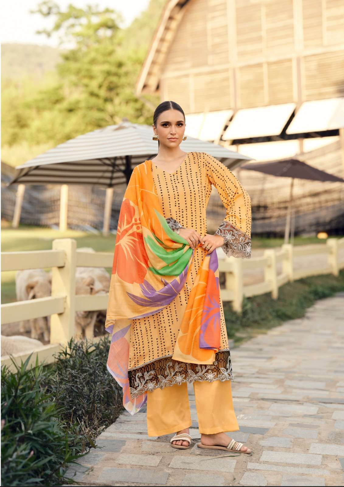 THE HERMITAGE SHOP MAHAM VOL 2 PURE JAM SATIN LADIES SUIT COLLECTION BEST RATE