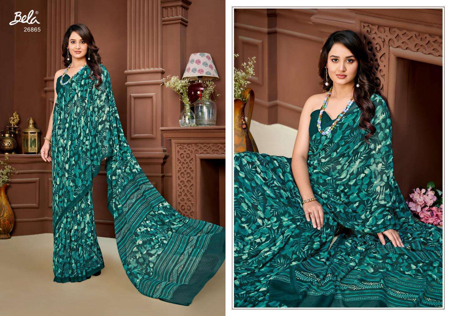 BELA STELLA VOL 18 GEORGETTE SAREE CATALOG WHOLESALER 2025
