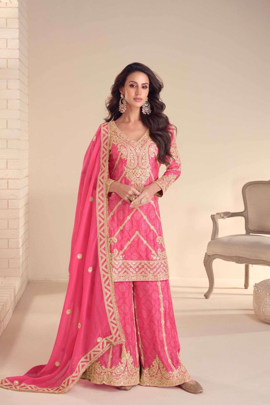 GULKAYRA DESIGNER RANGOLI 7578 COLORS GHARARA PARTYWEAR LADIES SUIT WHOLESALER 