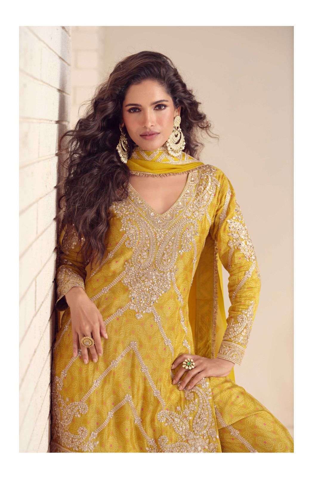 GULKAYRA DESIGNER RANGOLI 7578 COLORS GHARARA PARTYWEAR LADIES SUIT WHOLESALER 