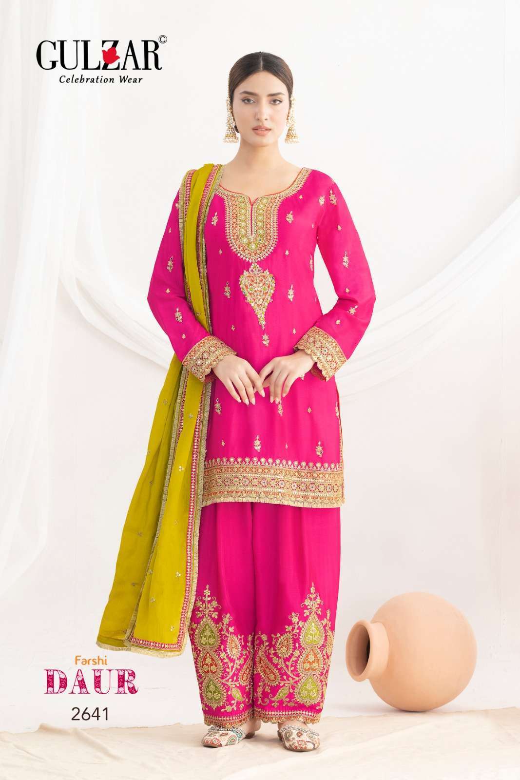 GULZAR DAUR PREMIUM CHINON PARTYWEAR CATALOG EXPORTER 