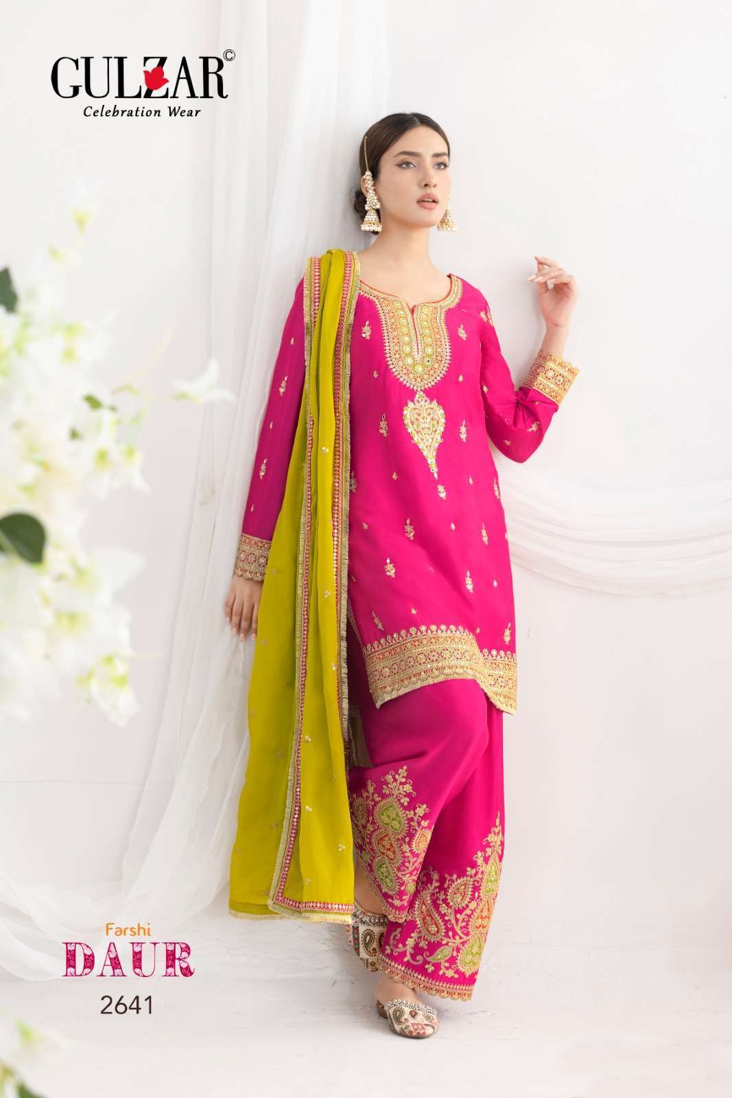 GULZAR DAUR PREMIUM CHINON PARTYWEAR CATALOG EXPORTER 