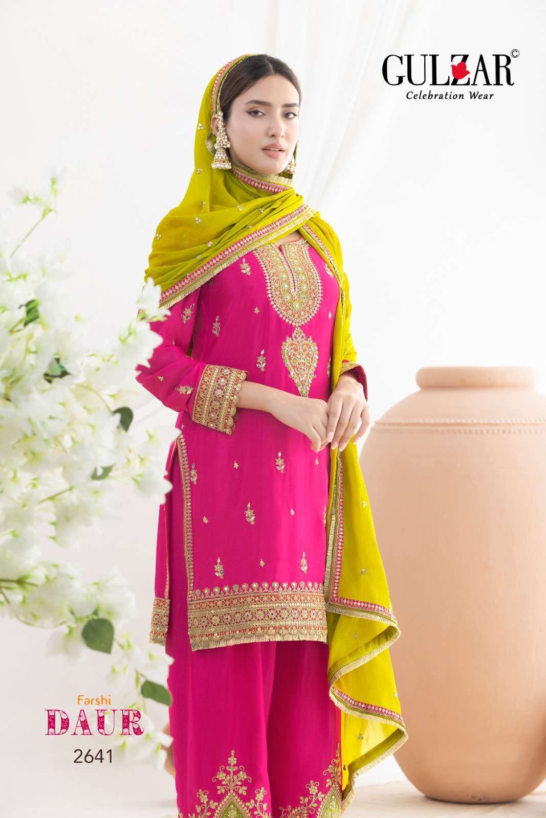 GULZAR DAUR PREMIUM CHINON PARTYWEAR CATALOG EXPORTER 