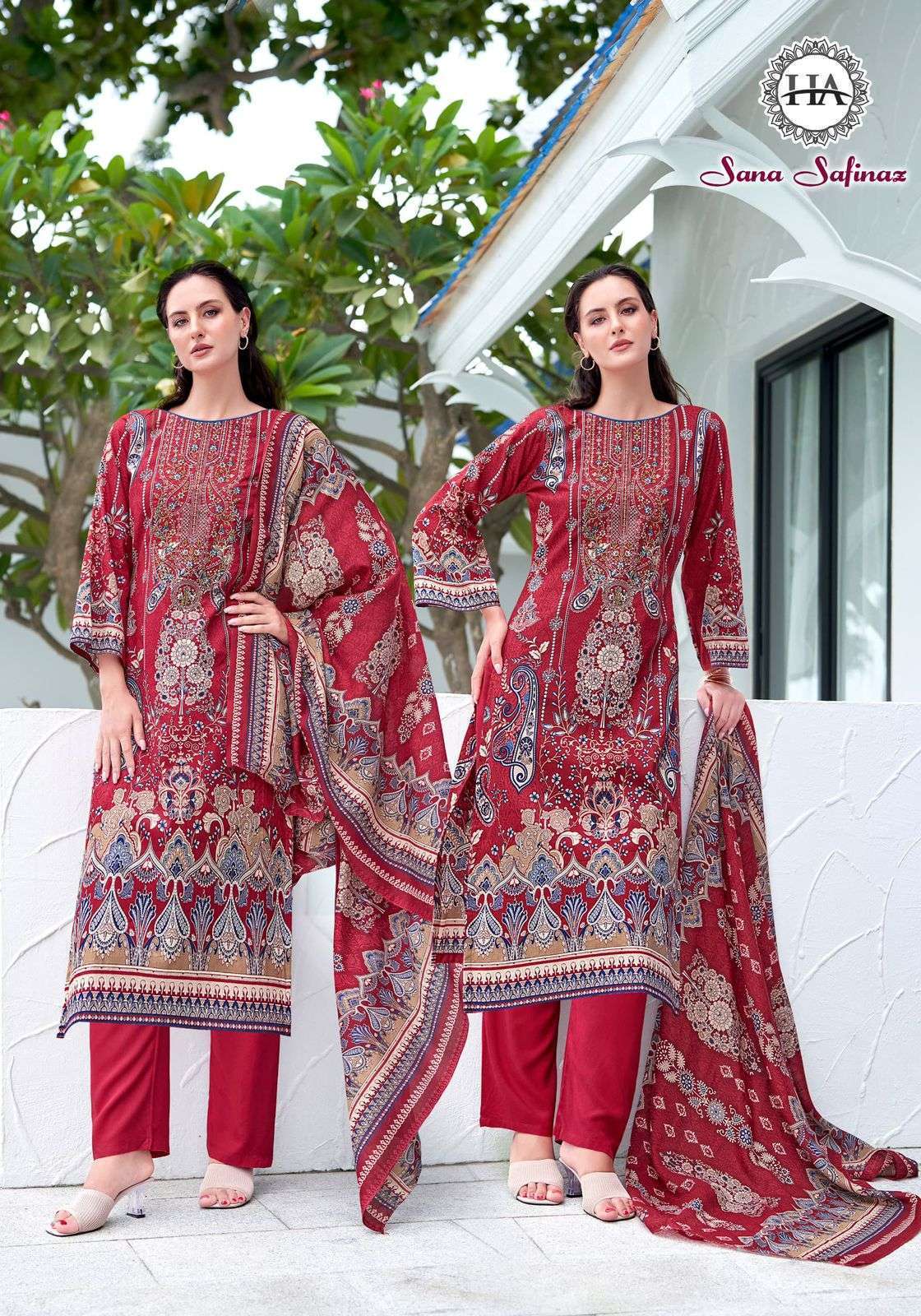 HARSHIT FASHION SANA SAFINAZ PURE COTTON SALWER KAMEEZ CATALOG EXPORTER 2025